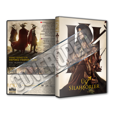 Üç Silahşörler D Artagnan - The Three Musketeers D Artagnan - 2023 Türkçe Dvd Cover Tasarımı